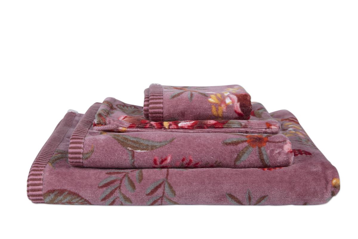 Pip Studio Secret Garden - Douchelaken - 70x140 - Lichtpaars