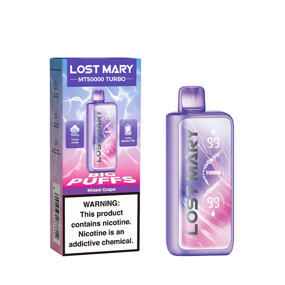LOST MARY MT50K Turbo ładowalny jednorazowy e-papieros (wszystkie smaki)