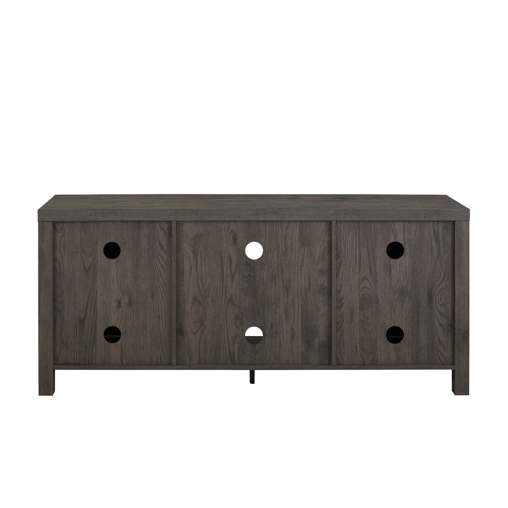 Walker Edison Modern Farmhouse Barn Door TV Stand for TVs up to 65", Grey Wash - Image 63