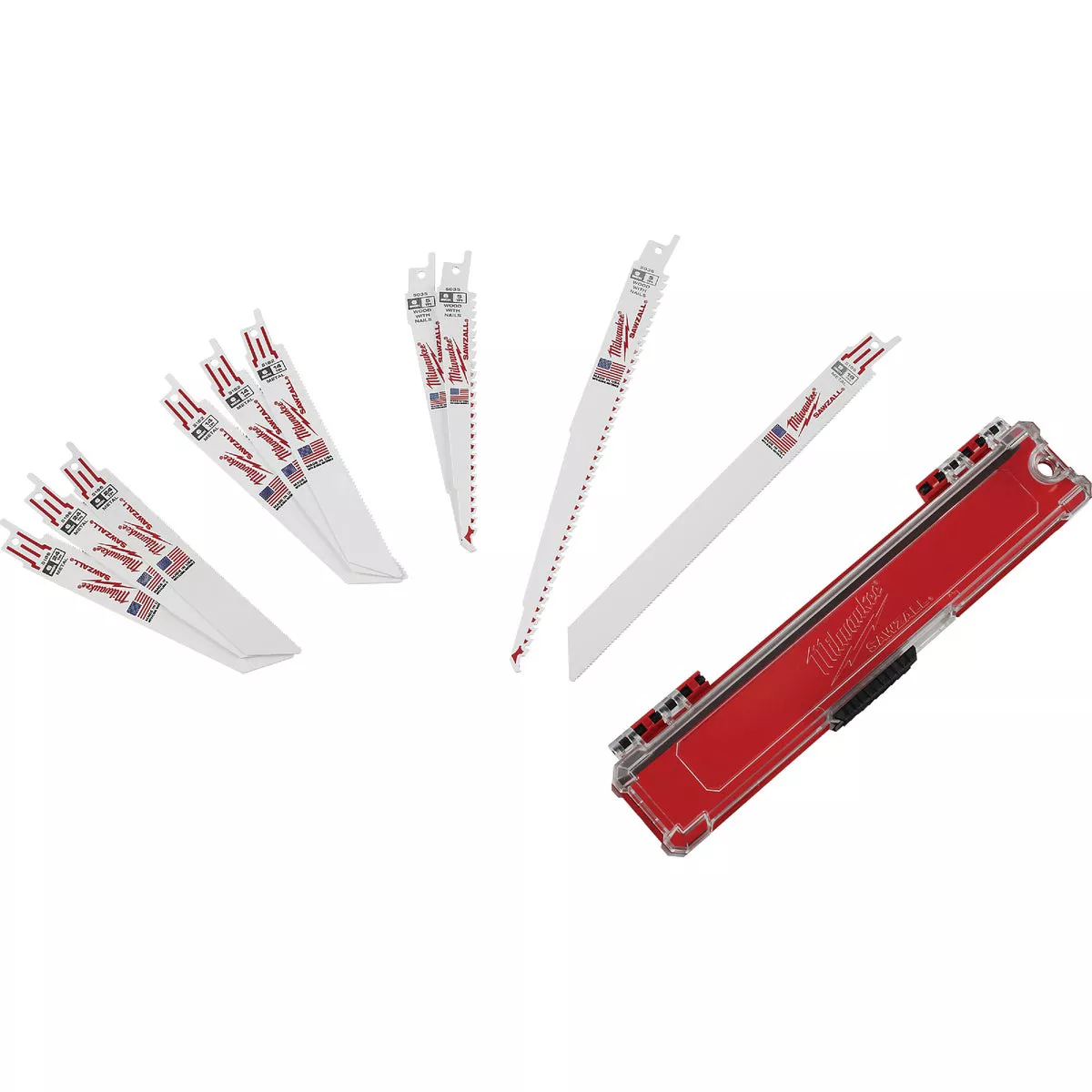 Milwaukee SAWZALL 10-Piece Reciprocating Saw Blade Set