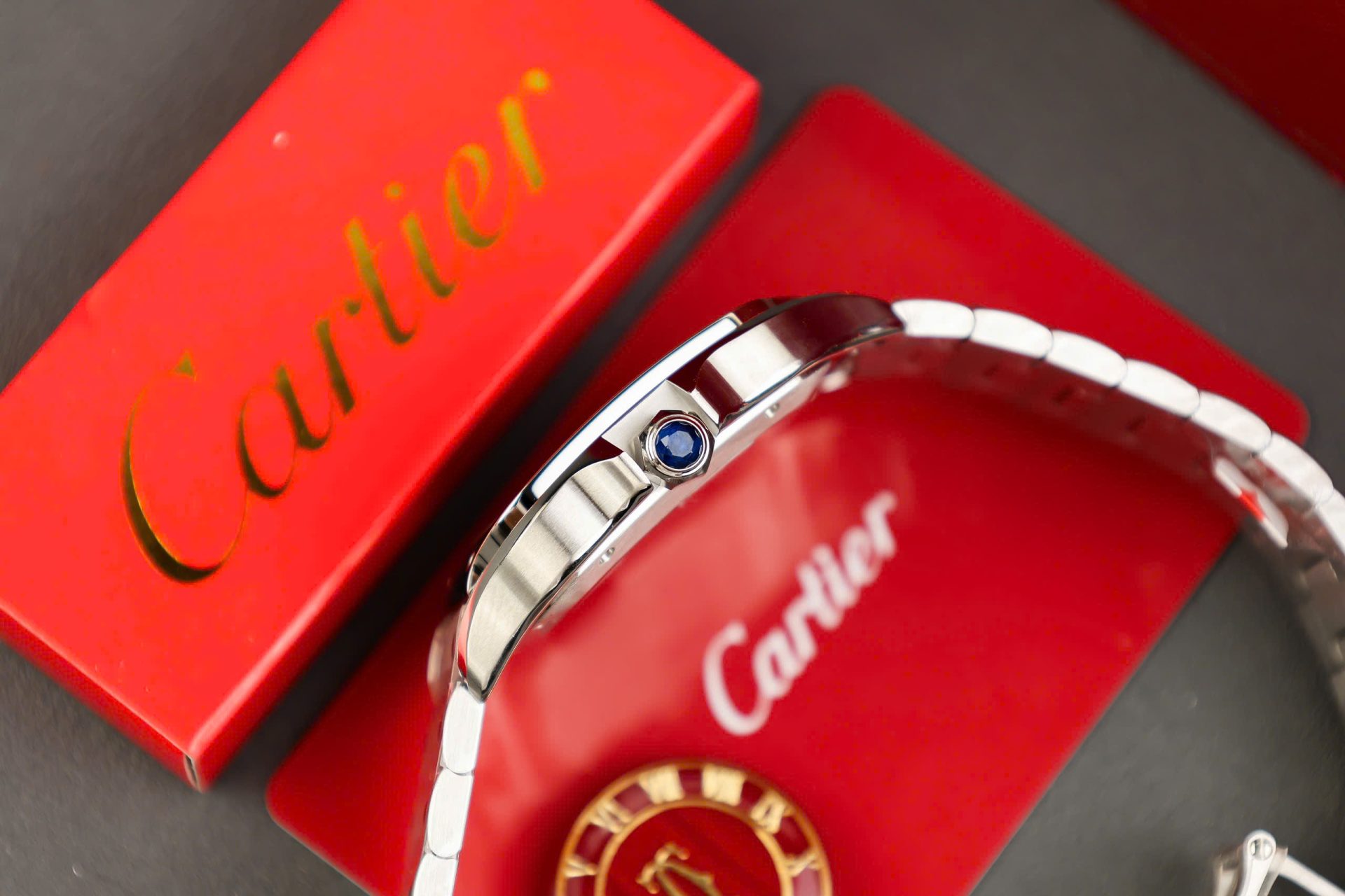 Cartier Santos Replica 11 Watch Gray Dial AF Factory 39.8mm - Top club