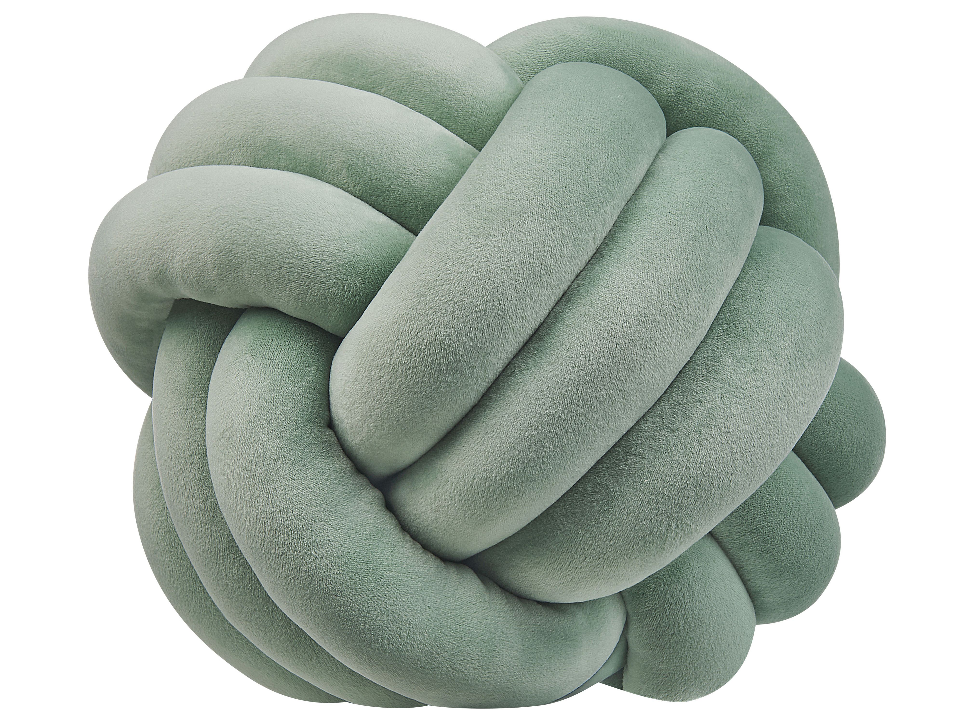 Throw Cushion MALNI Velvet 30 x 30 cm Mint Green Solid