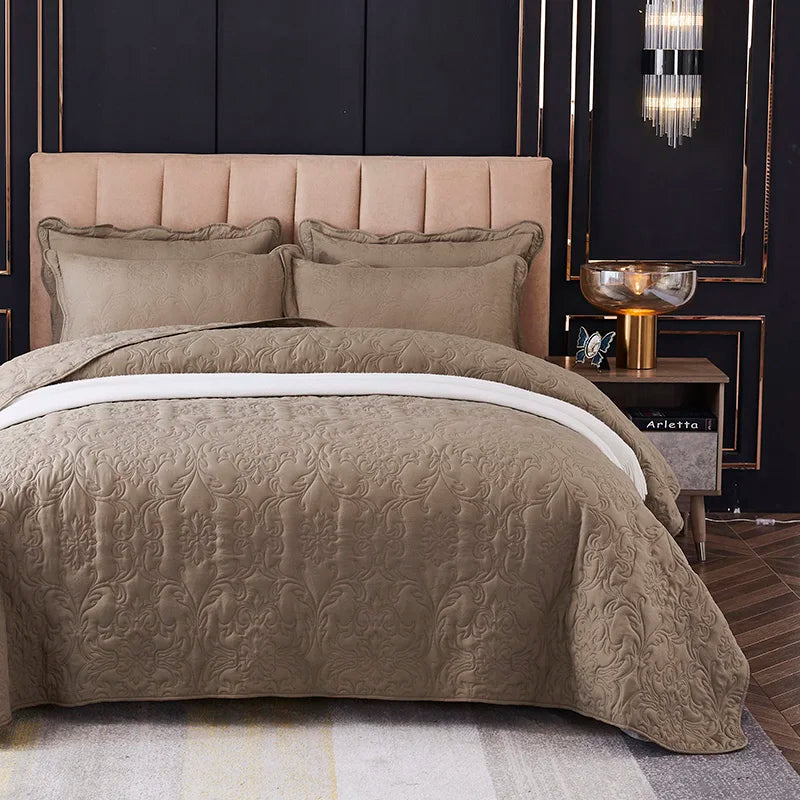 ElegantTouch - Wit Geïmpregneerd Katoenen Quilt