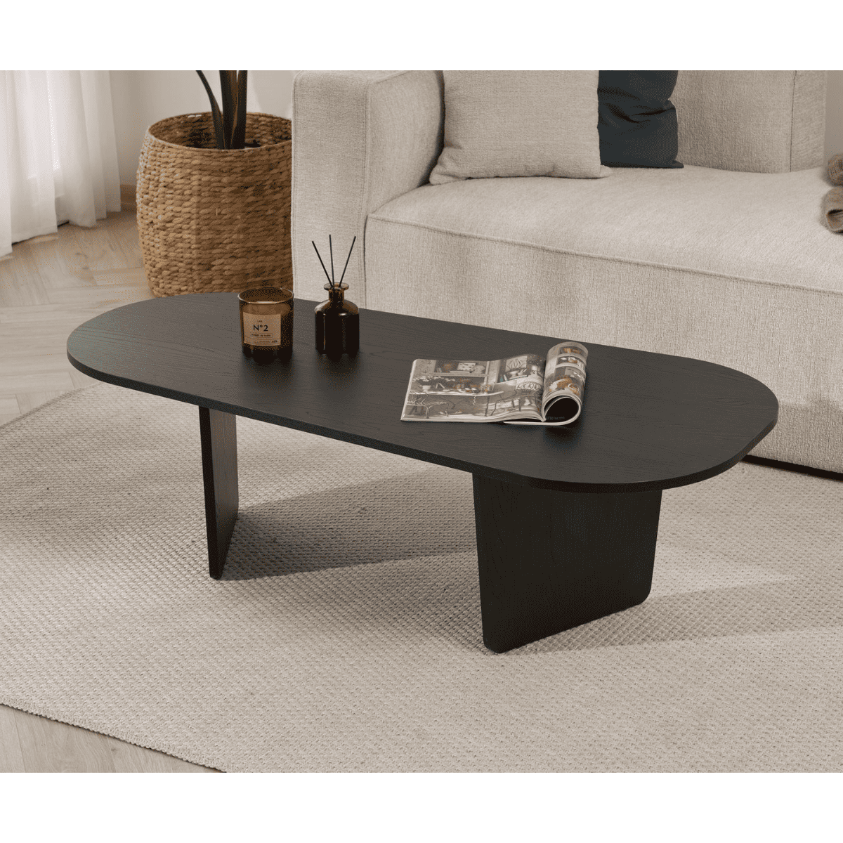 Calicosy - Salontafel Amélia - Spaanplaat - 40x130x65 cm