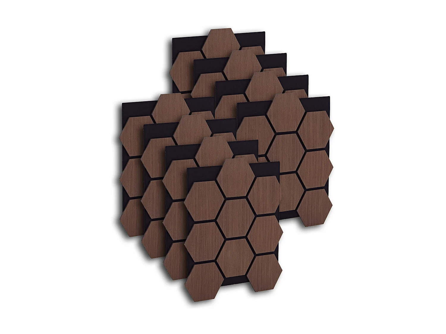 Panneau mural 62x76x2 cm marron
