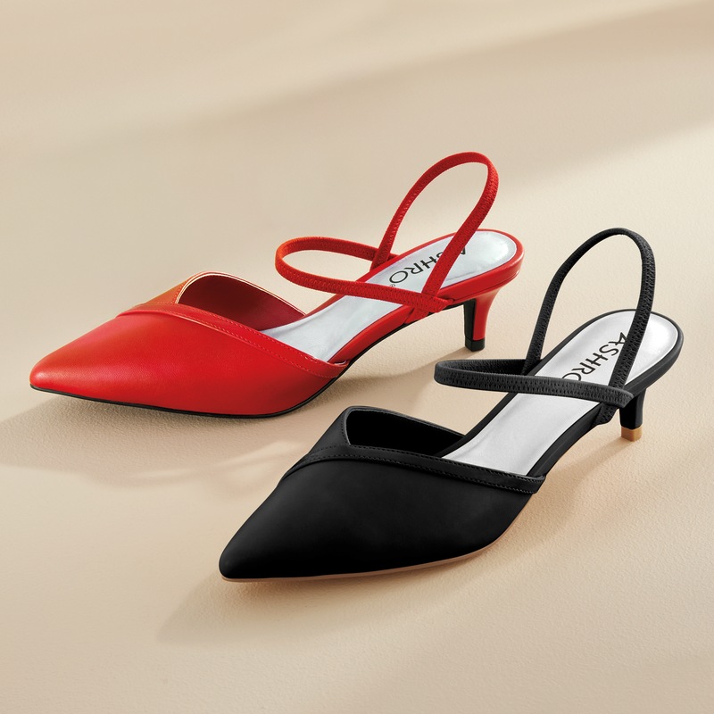 Halter-Strap Kitten Heel - MIDNIGHT VELVET CATALOG