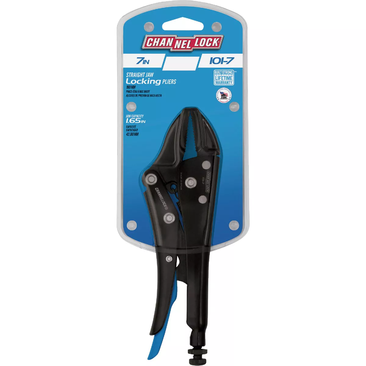 Channellock 7 In. Straight Jaw Locking Pliers