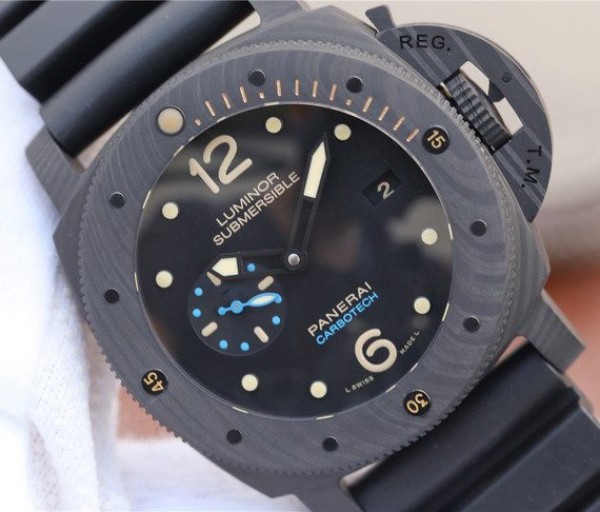 Replica Panerai VSF PAM616 Carbotech Rubber Strap P.9000 Super Clone - Top club