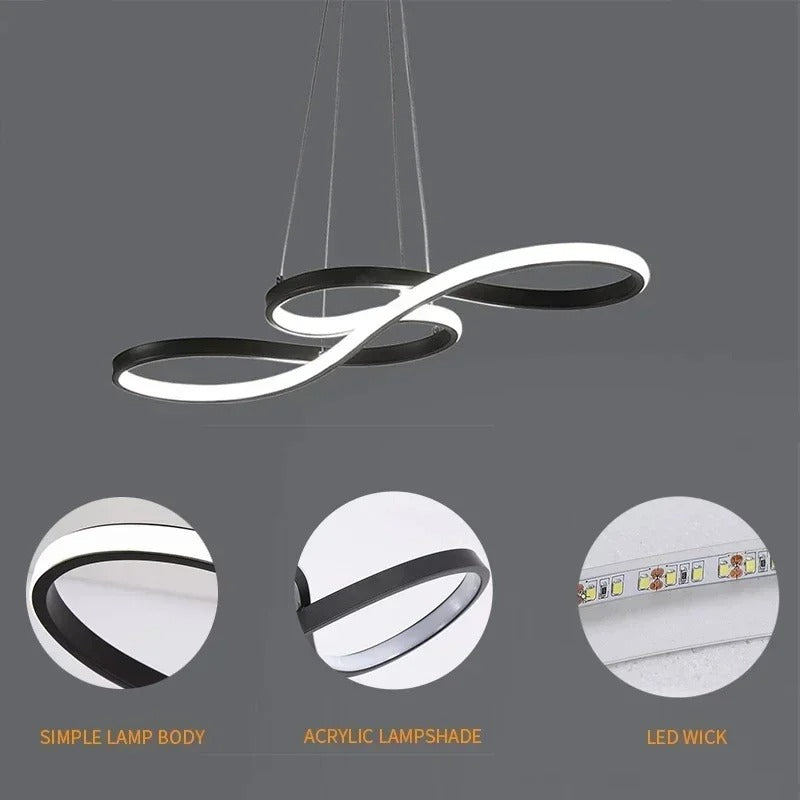HaloLux – Stijlvolle LED Ringenlamp, Volledig Verstelbaar en Dimbaar