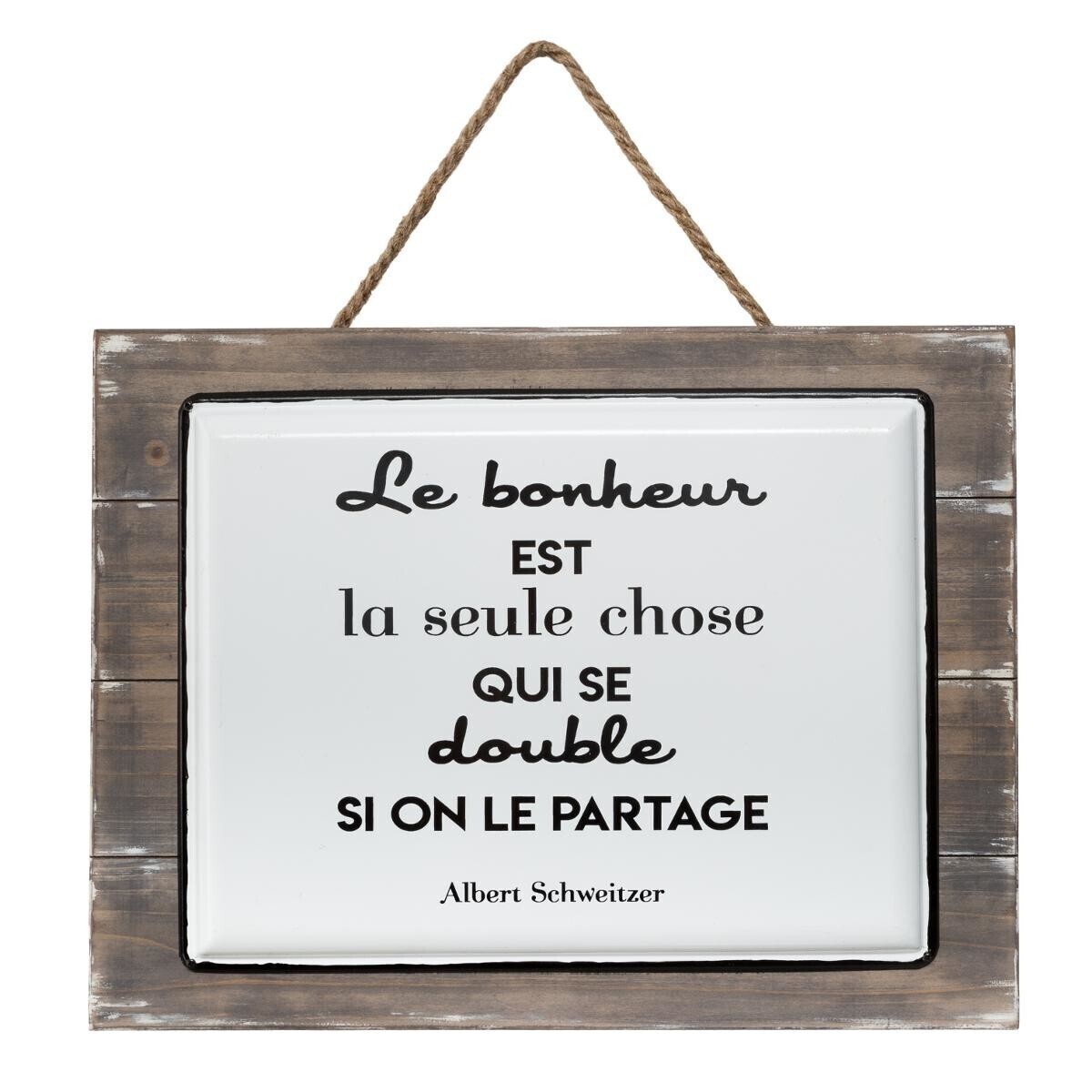 Plaque(in French) "Loki" 40x30.5 cm