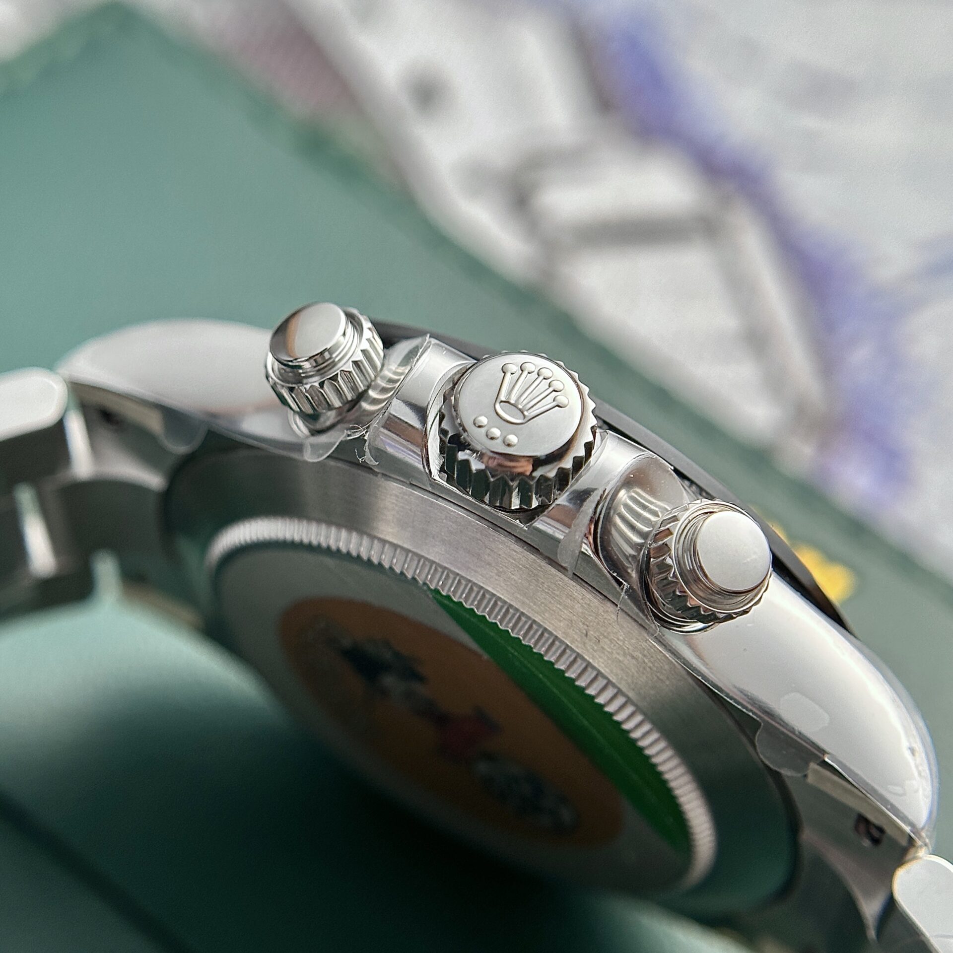 Rolex Replica 1:1 Watch Daytona 116500LN Godzilla Black Dial Clean Factory 40mm - Elite Watch Atelier