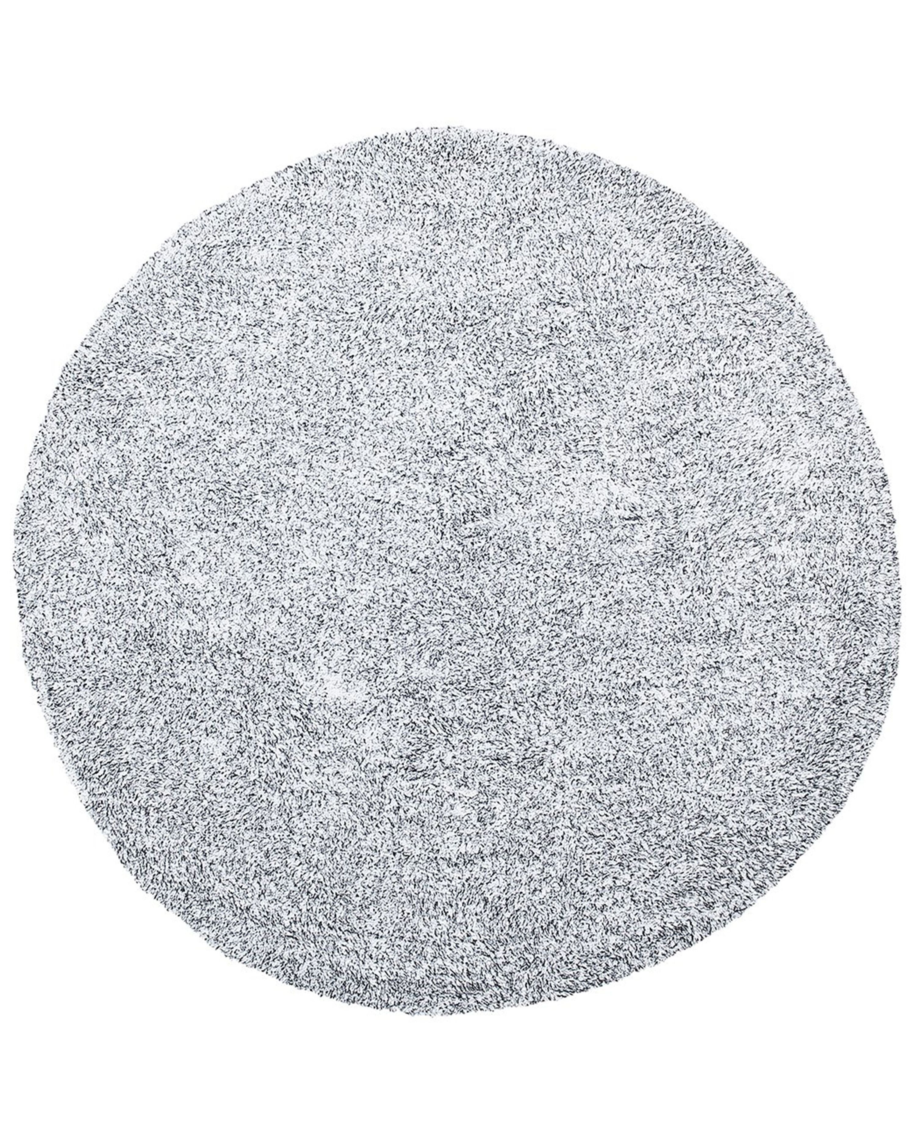 Shaggy Rug DEMRE Grey ø 140 cm