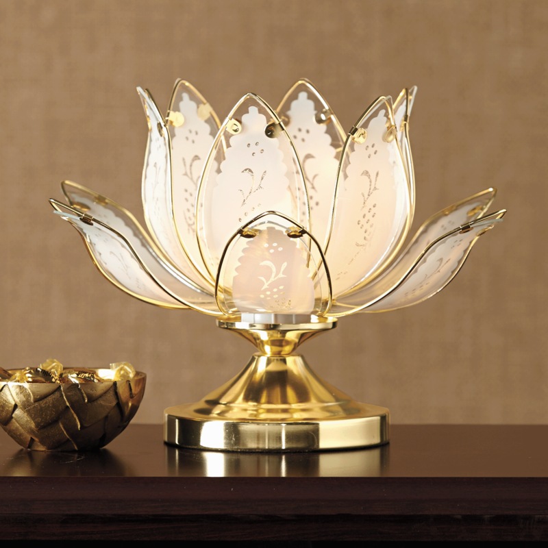 Lotus Touch Lamp - MIDNIGHT VELVET CATALOG