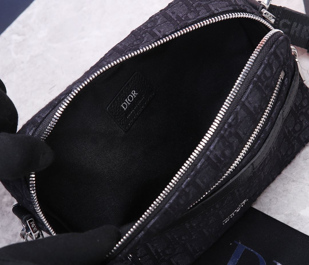 Dior Christian Dior Safari Messenger Bag Black For Women‎ 8.6in/22cm CD 1ESPO206YKY_H10E1:1High-quality replica