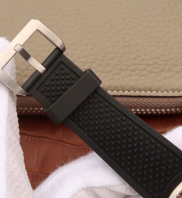 Replica Cartier JJF Calibre De Cartier Diver SS Black Dial RG Bezel Black Rubber Strap A23J - Top club