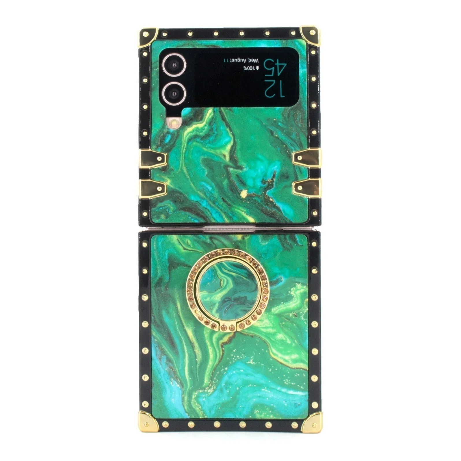 Samsung Galaxy Z Flip6/5/4/3 5G Square Case Isabis Ring - Wholesale & Influencer