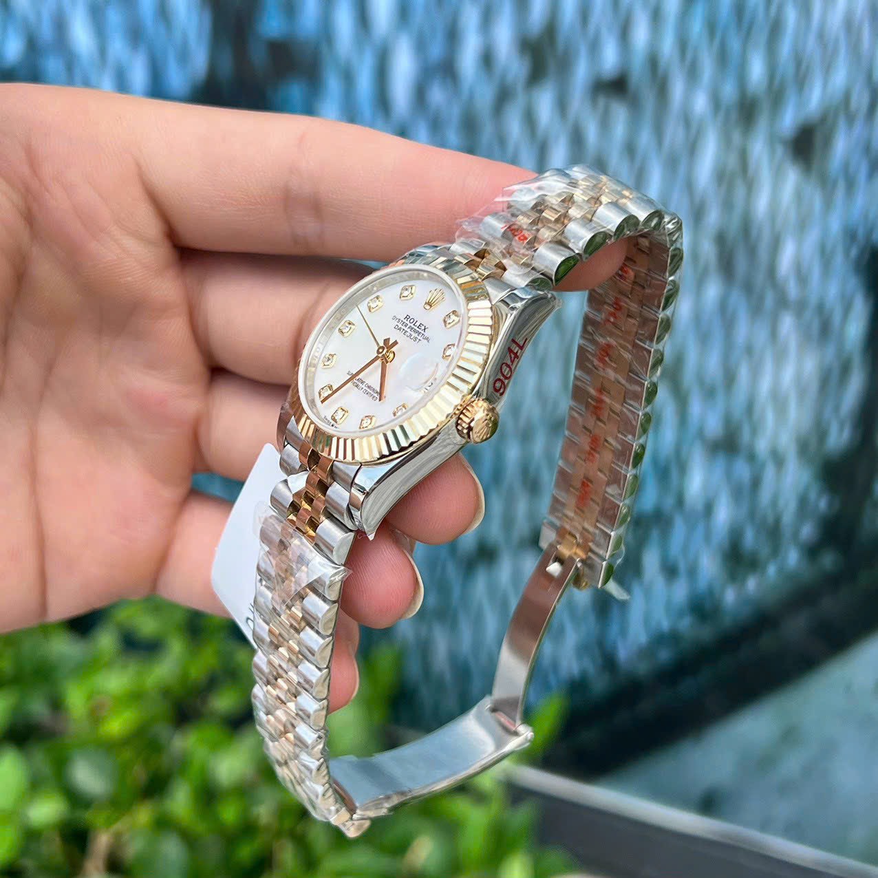 Rolex DateJust 18K Gold Wrapped Replica Watch Mother-of-Pearl Dial GM Factory 31mm - Top club