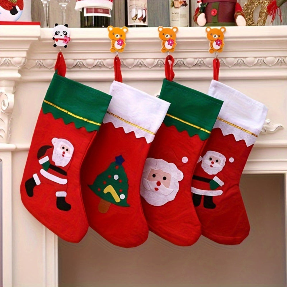 Vrijstaande Kerstkoushouder voor Elegante Manteldisplay – Organiseer en Toon Kousen