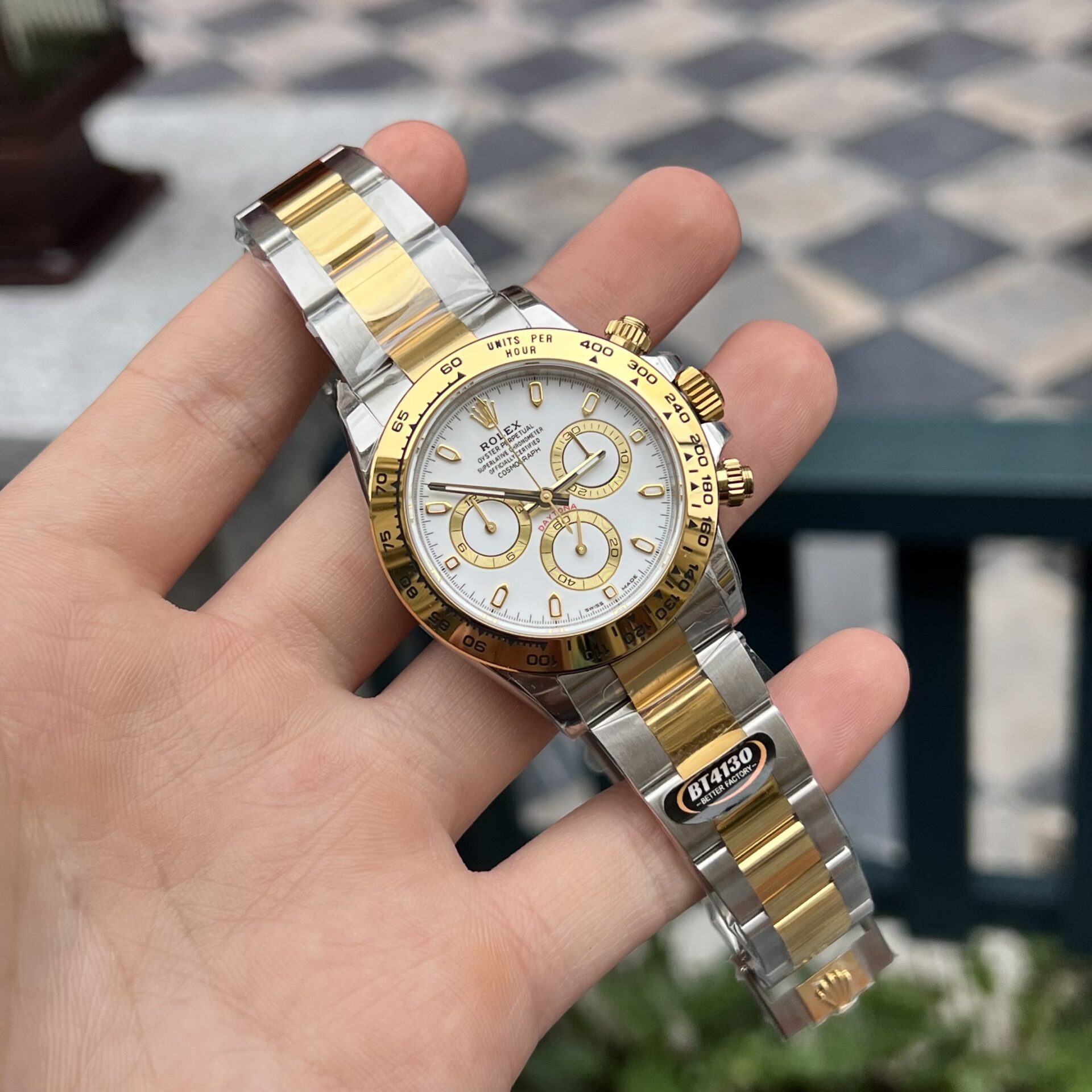 Rolex Daytona 126503 Best Replica Watch Demi Yellow BT Factory 40mm - Top club