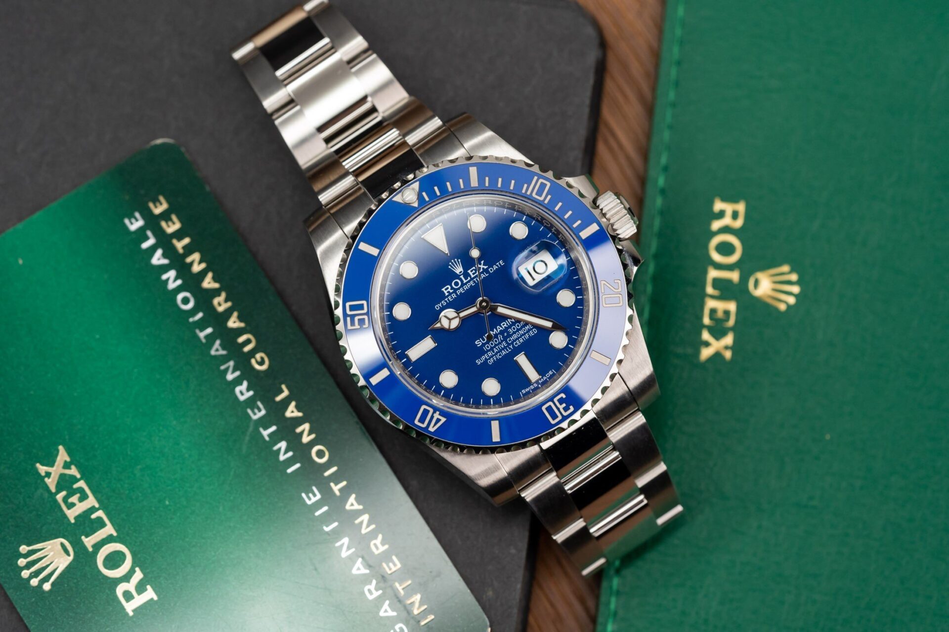 Rolex Submariner Date 116619LB Replica 1:1 Watch Blue Clean 40mm - Top club