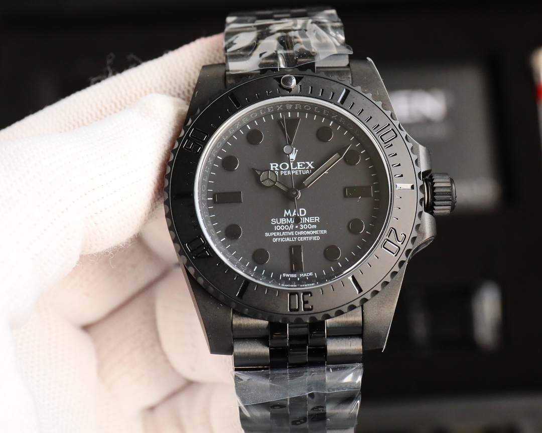 Rolex Dark Legend Submariner - DLC Black Finish - 40MM(1:1 replica) - Elite Watch Atelier