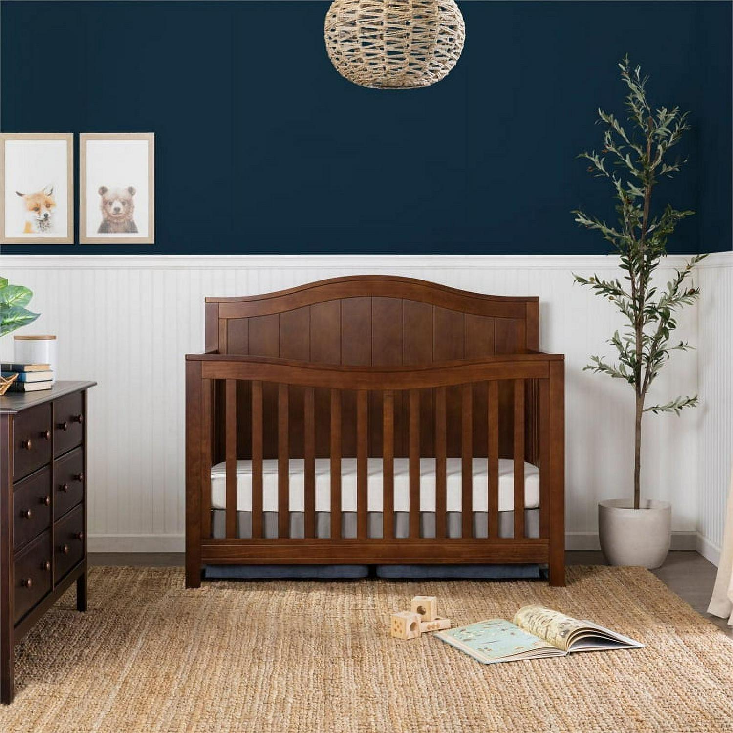 Davinci Aspen Modern Pine Wood and MDF 4-In-1 Convertible Crib in Espresso - Image 2