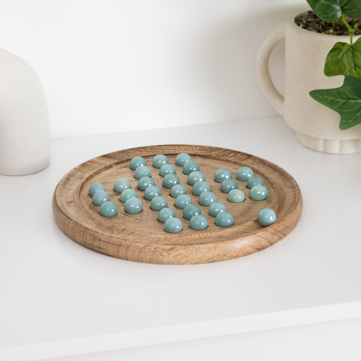 Solitaire Mango wood, D.22,5 cm