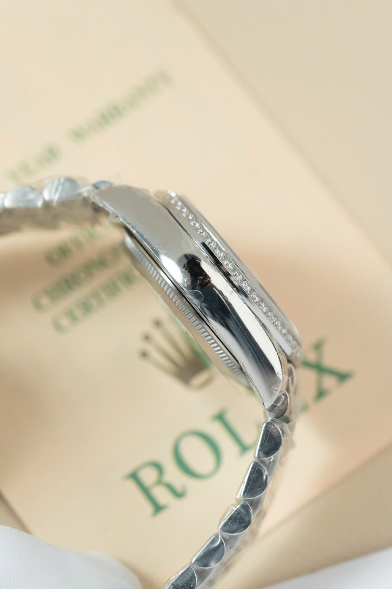 Rolex DateJust Lady Clone Watch Gray Dial Jubilee Strap 31mm - Elite Watch Atelier