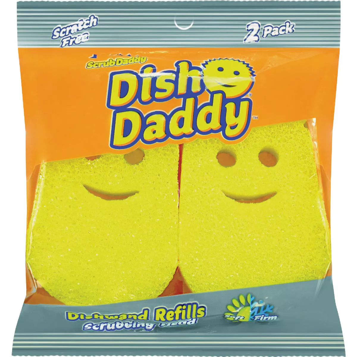 Scrub Daddy Dish Daddy Dishwand Refill Head (2-Pack)
