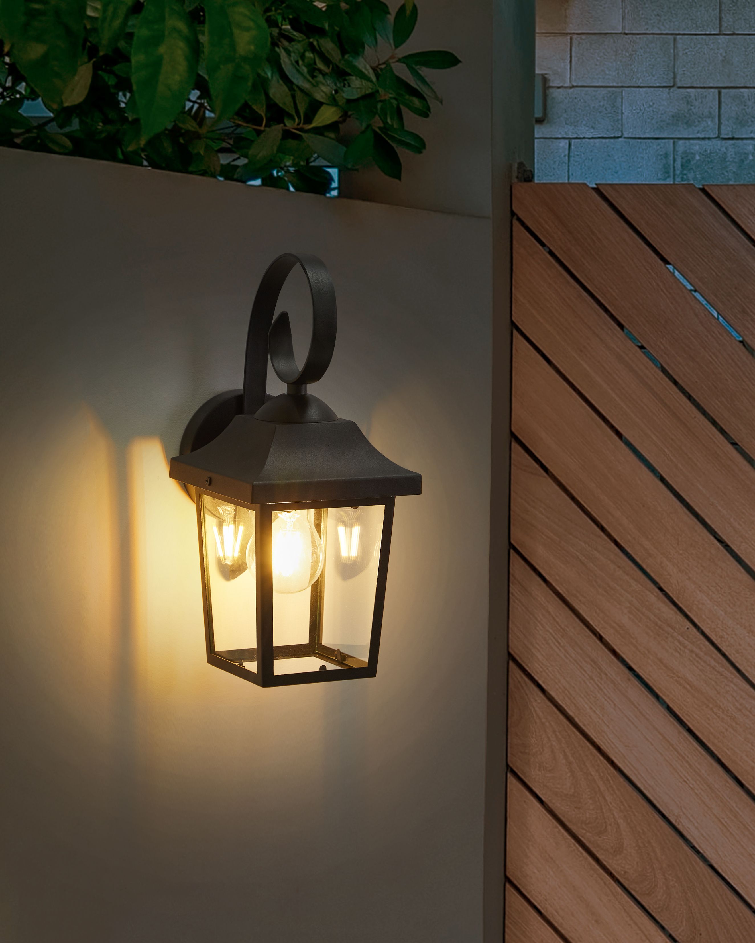 Outdoor Wall Light TANGON Black