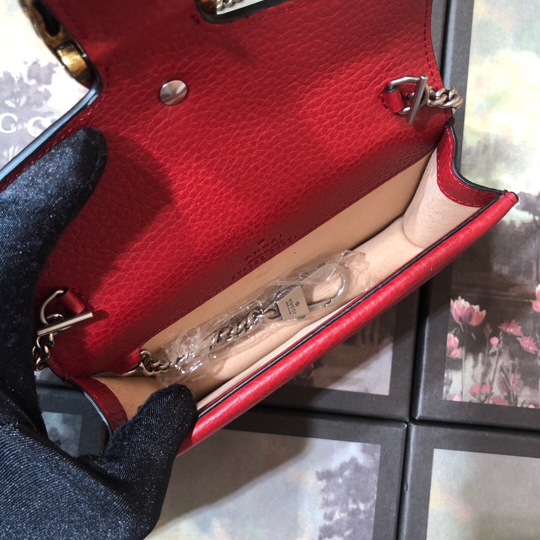 Replica Gucci Aaa-Dionysus Leather Super Mini Bag1:1High-quality replica