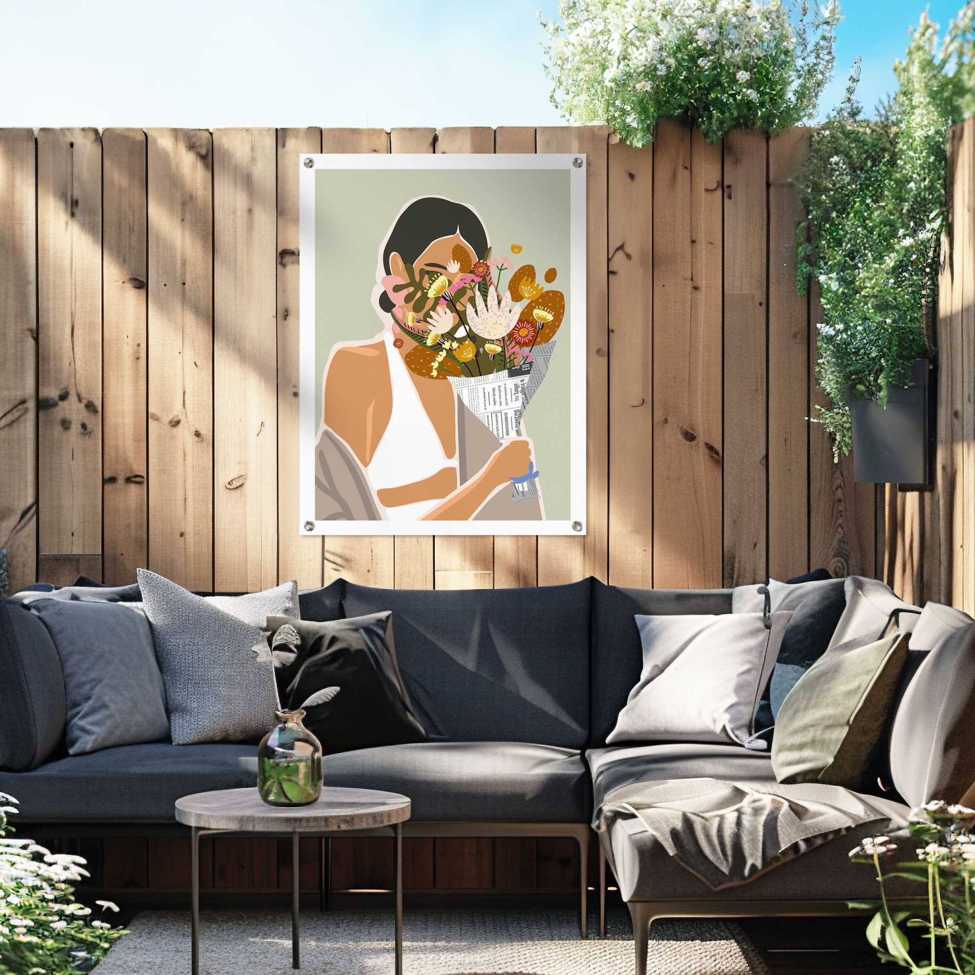 Reinders - Flower Bouquet - Tuinposter 80x60cm