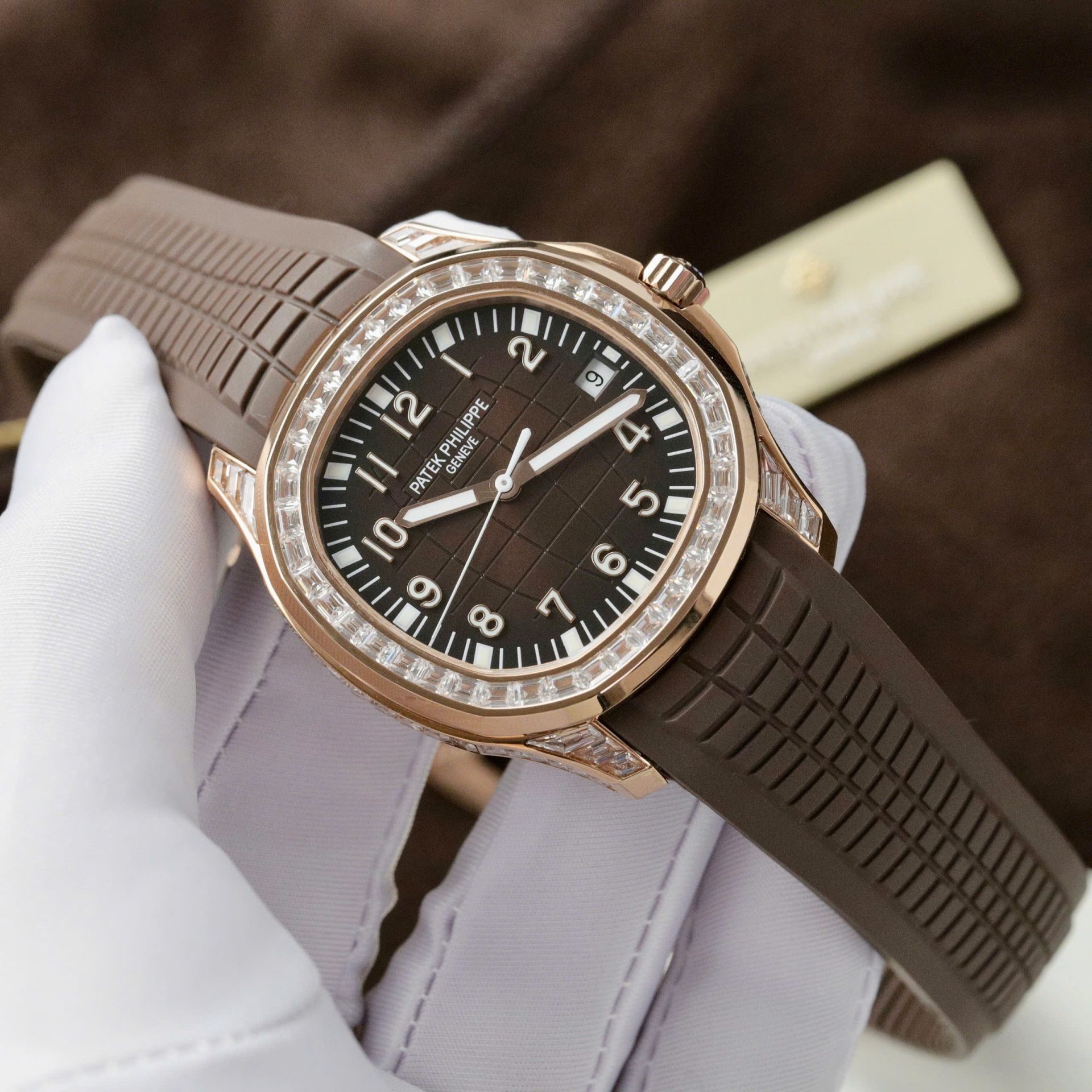 Patek Philippe Replica 11 Watch Aquanaut 5167R Dial Brown GR Factory 40mm - Elite Watch Atelier