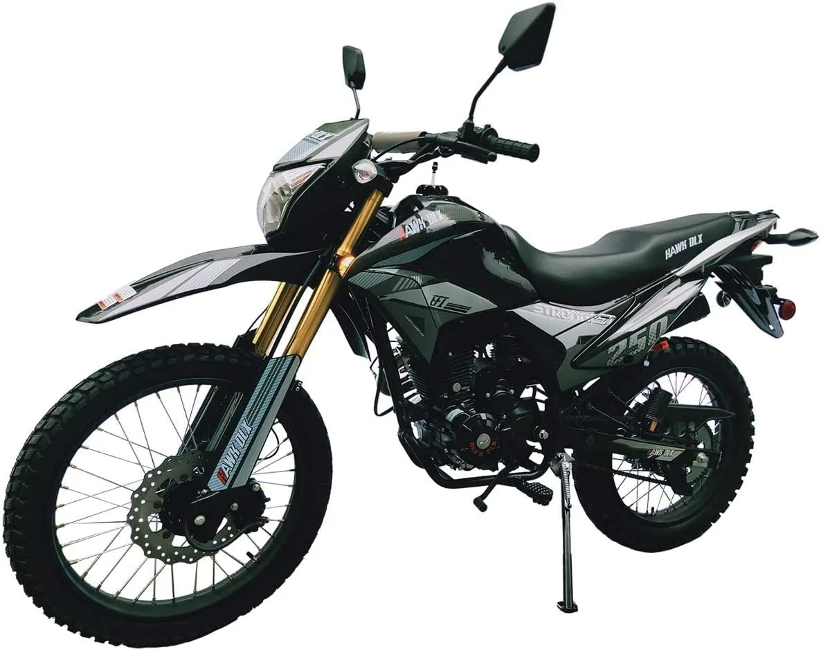 RPS Hawk DLX 250 cc EFI Fuel Injection Enduro Dirtbike gas Bike Hawk EFI Deluxe Gas Motorcycle - Choose your color - Image 14