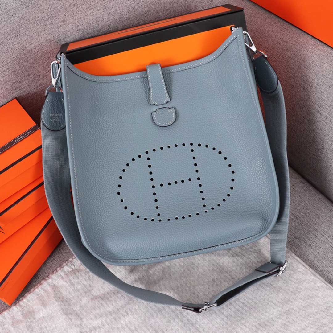 Replica Hermes Aaa-Evelyne Iii 29 Bag Orange/Black/Blue1:1High-quality replica