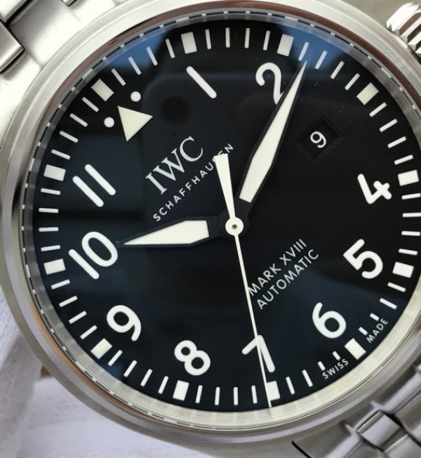 Replica IWC XF Mark XVIII IW3270 Black Dial SS Bracelet A2892 - Top club