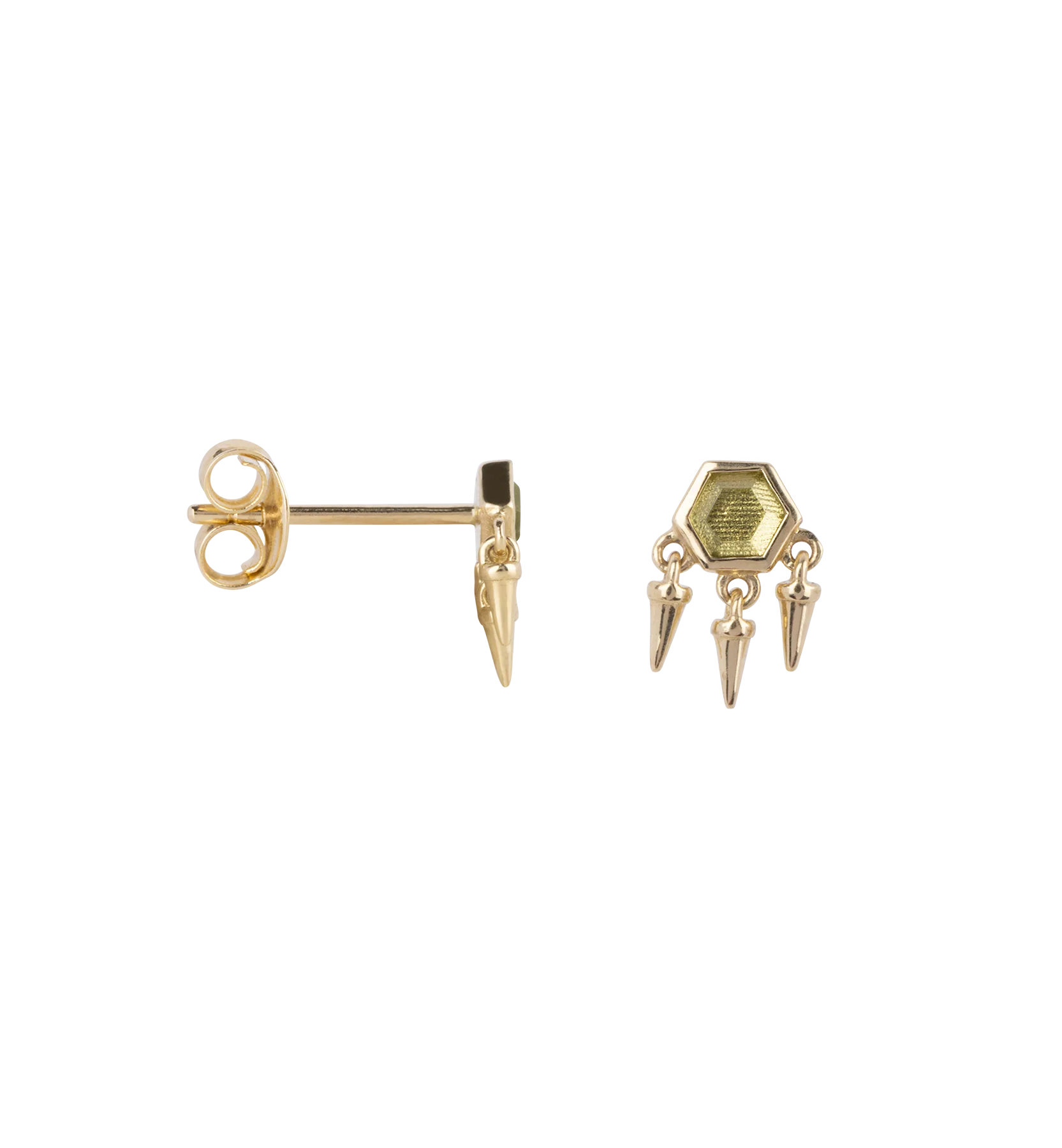Single Ophelia Stud Earring 14K