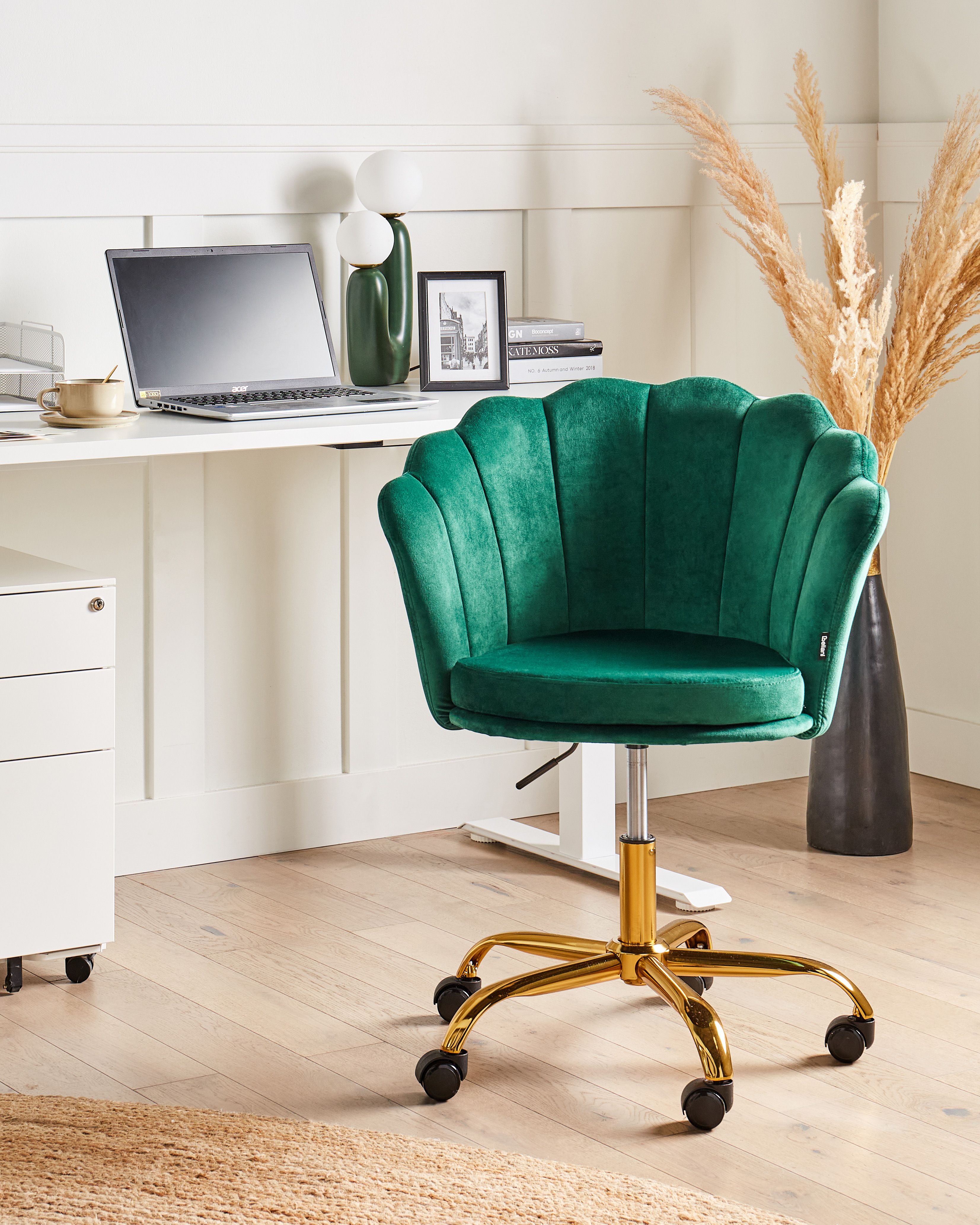 Desk Chair MONTICELLO Velvet Green