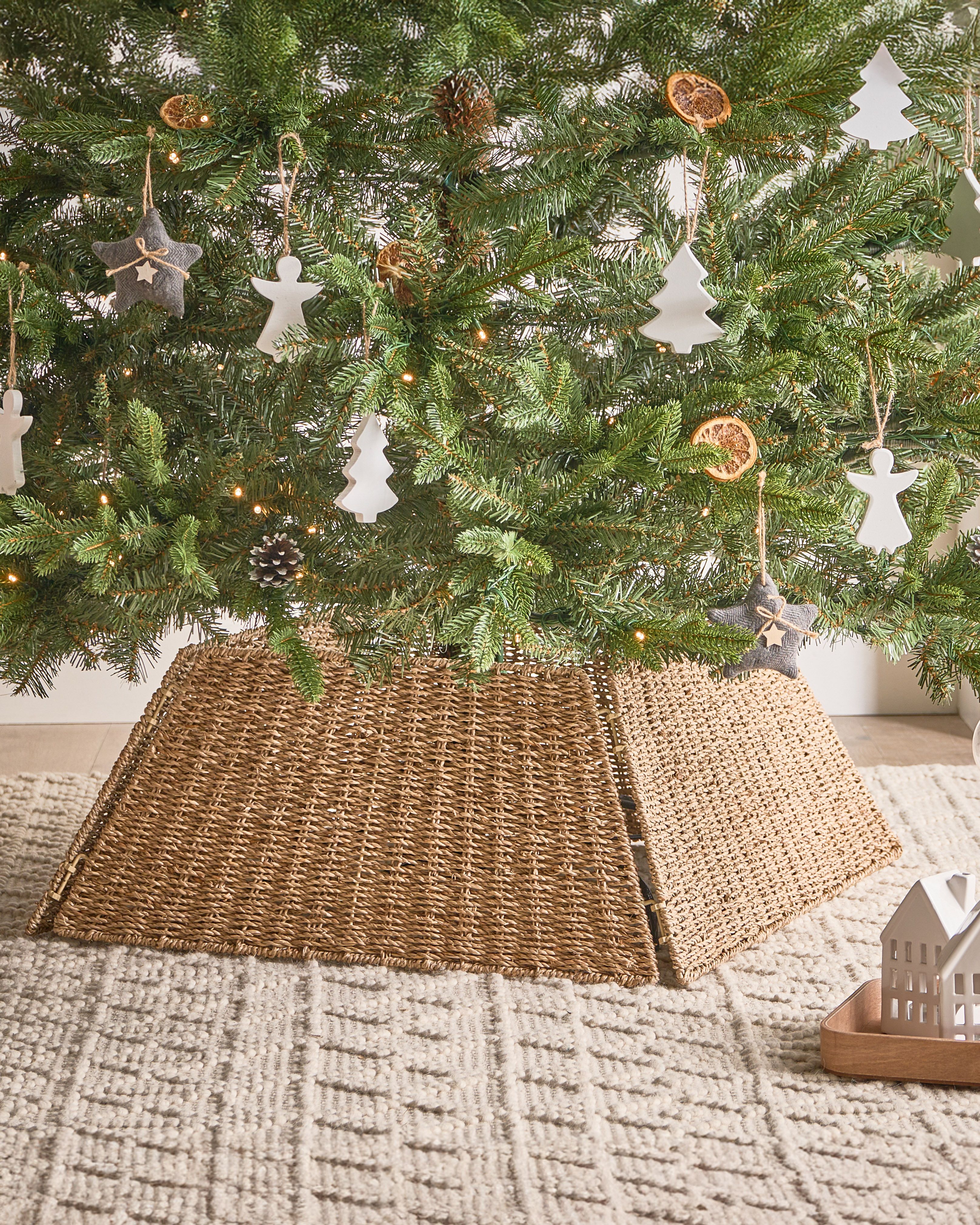 Christmas Tree Collar MISTEL Seagrass Natural 59 cm