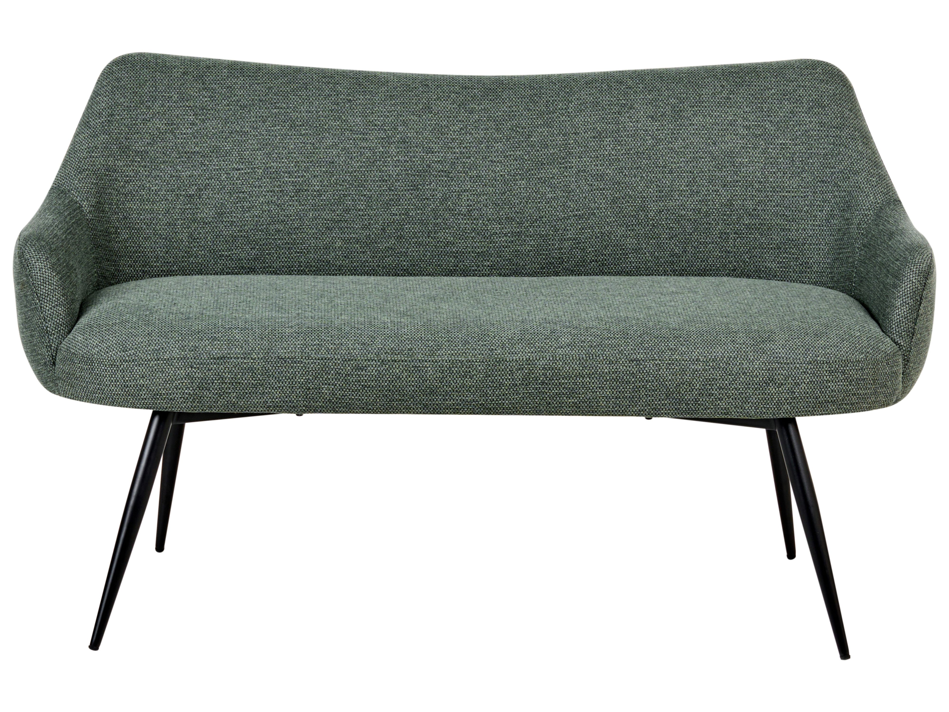 Dining Bench 2 Seater ARENDAL Fabric Green