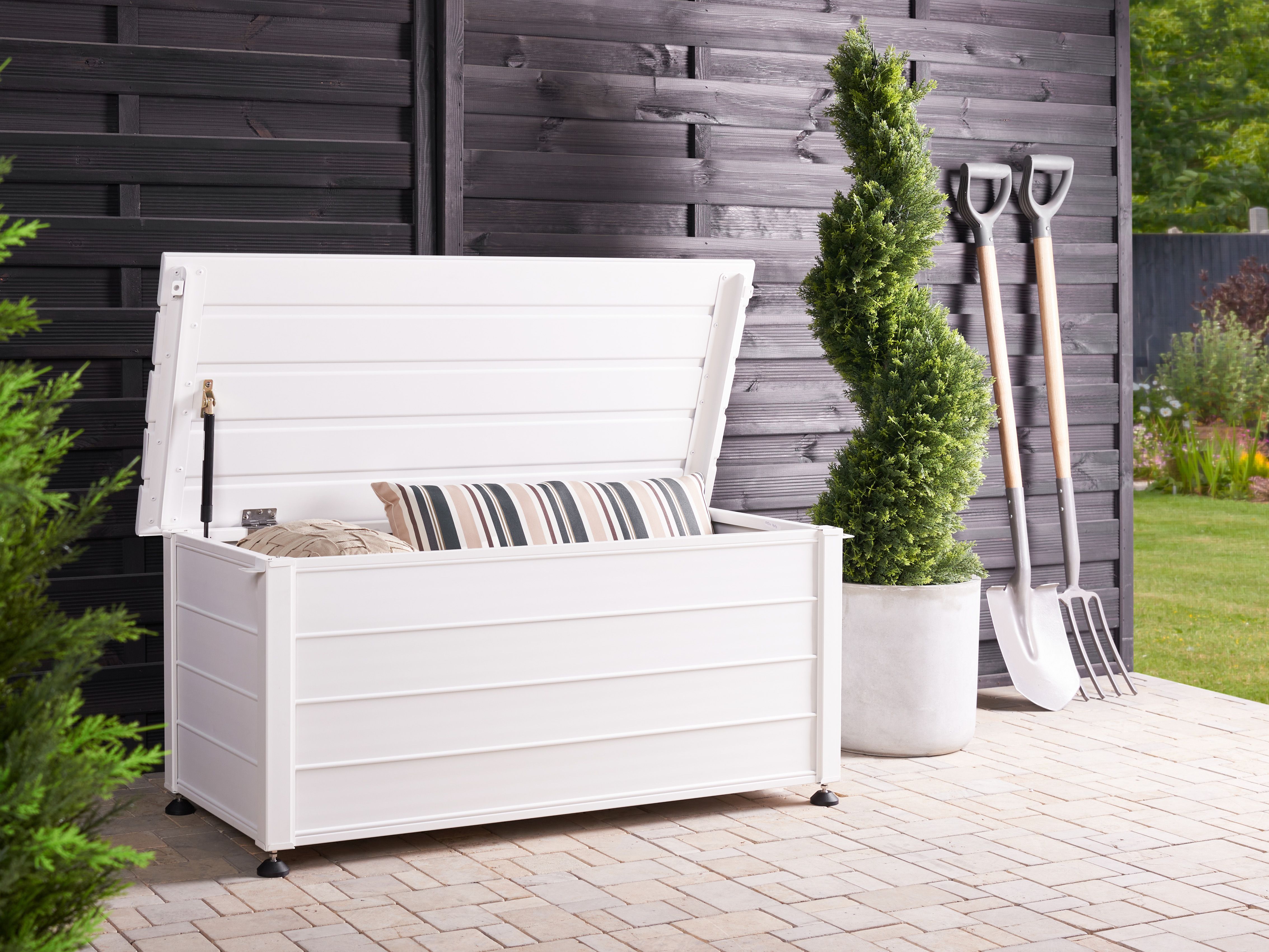 Storage Box CAMPALTO 113 cm 50 cm White
