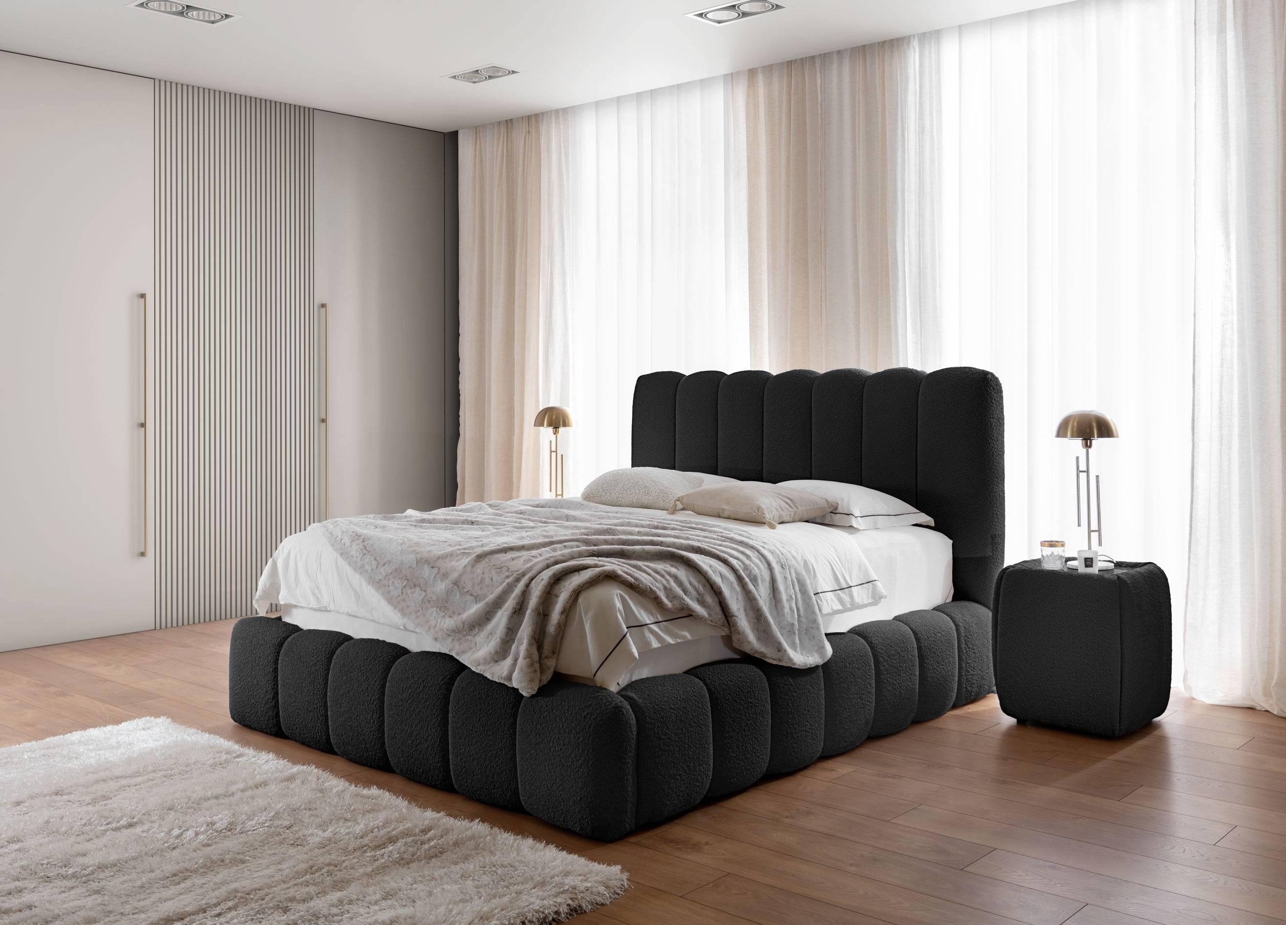 Blokker Dawn Bedframe met Opbergruimte - 160 x 200 cm - Antraciet