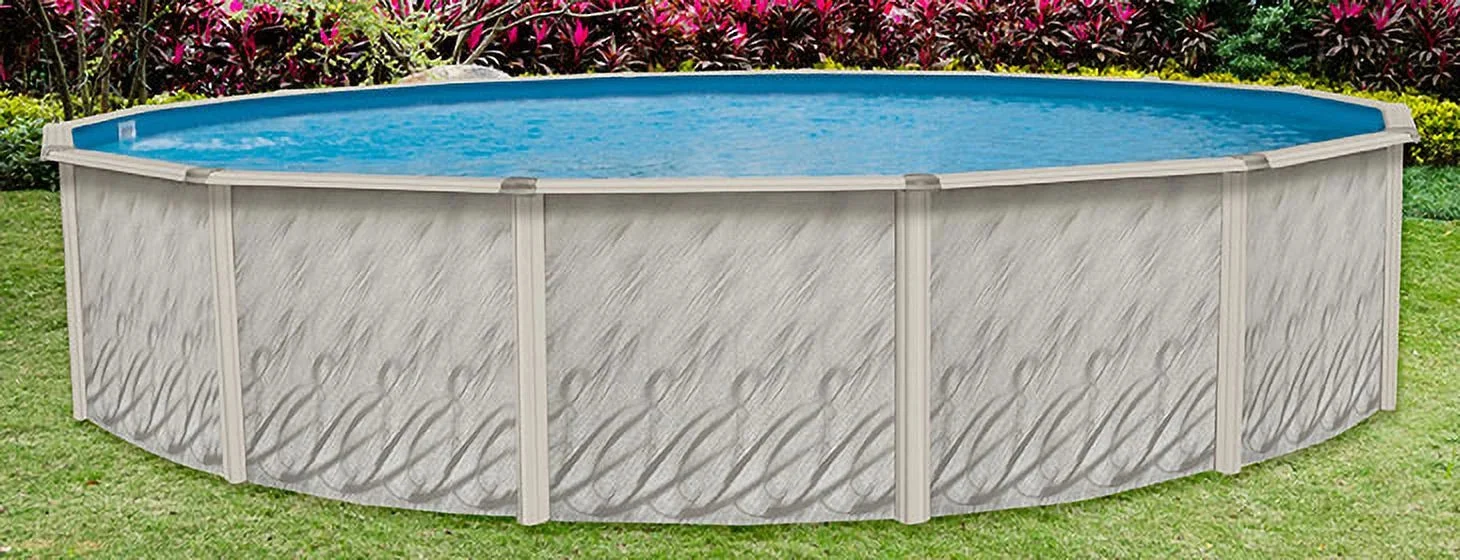 Lake Effect Pools Above-Ground Swimming Pool, 12' Round, 52 in Wall - Meadows - Image 3 Lake Effect Pools Above-Ground Swimming Pool, 12' Round, 52 in Wall - Meadows - Image 3