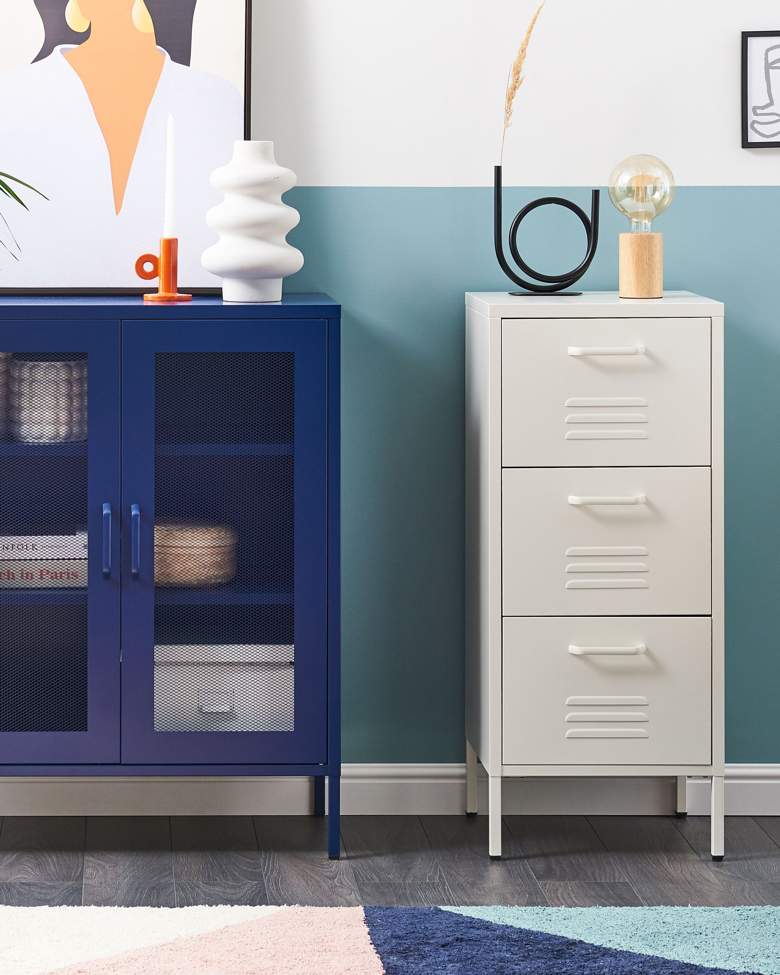 Storage Unit WOSTOK Metal White