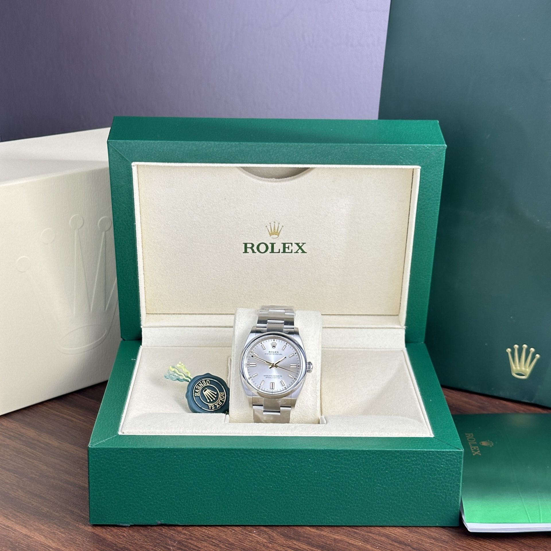 Rolex Fake Watch Oyster Perpetual 126000 Silver Dial Clean Factory 36mm - Top club