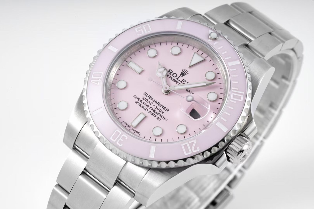 Rolex Submariner - Women's Pink - 40MM(1:1 replica) - Elite Watch Atelier