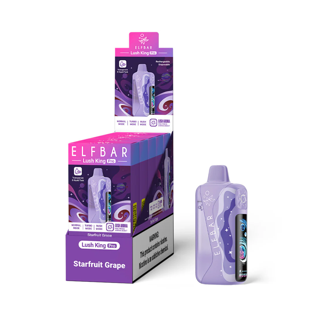 ELFBAR Lush King Pro ładowalny jednorazowy e-papieros (wszystkie smaki)