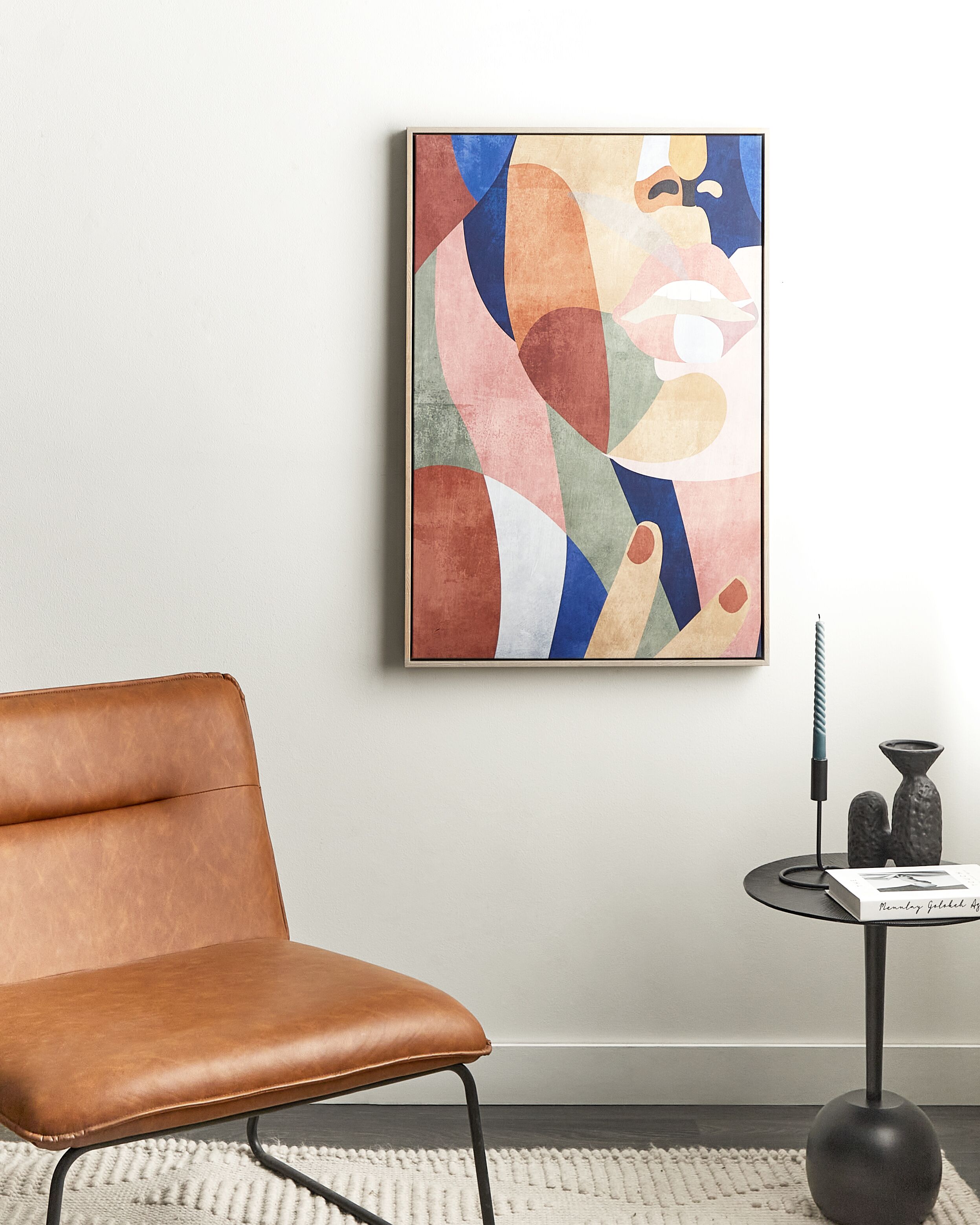 Canvas BITETTO Feminine Motif 63 x 99 cm Multicolour