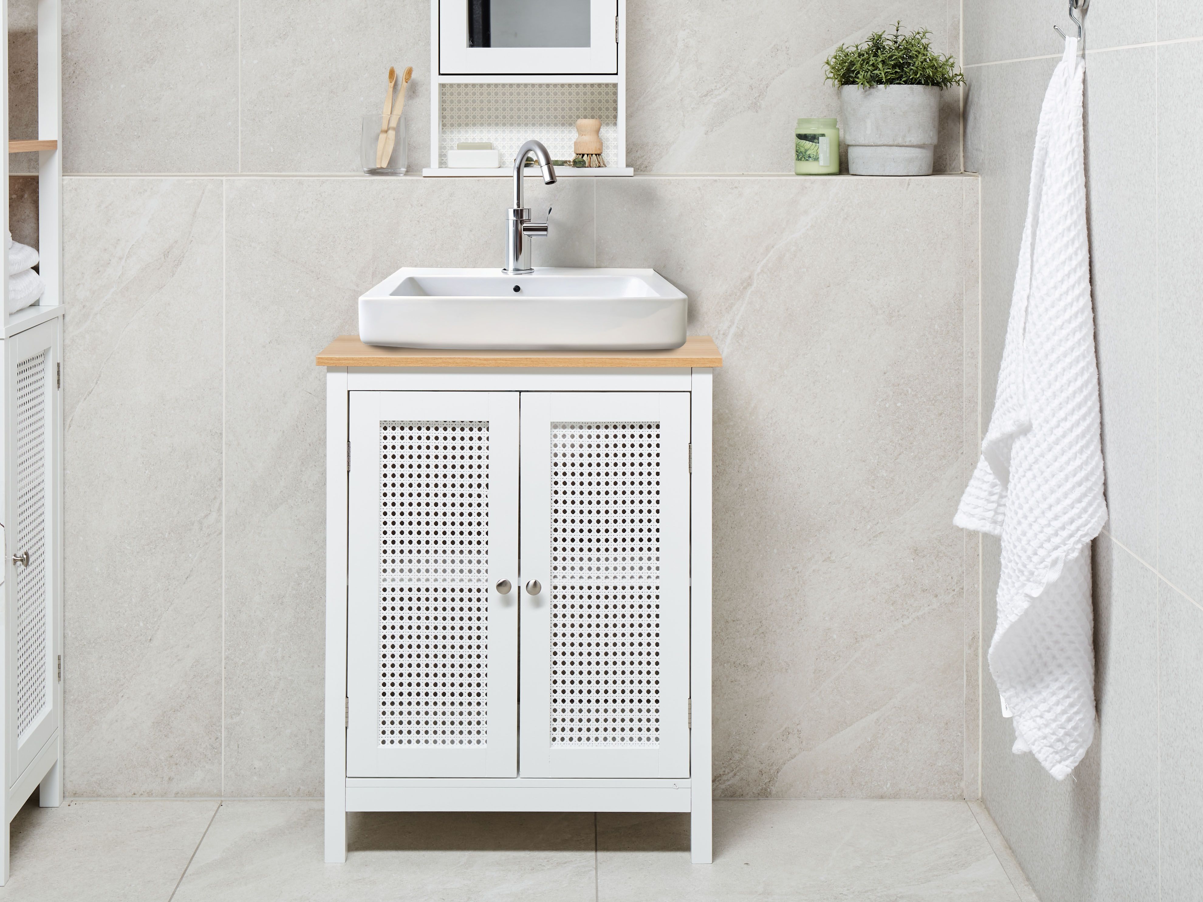 Vanity Unit ALAMOS 60 cm White