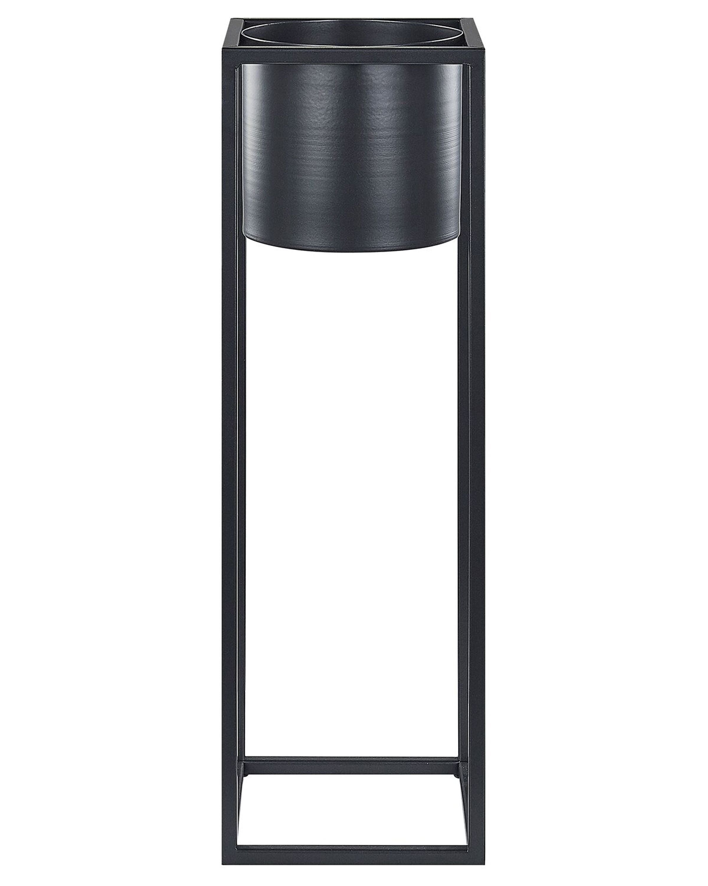 Elevated Plant Pot IDRA Metal 15 cm Black